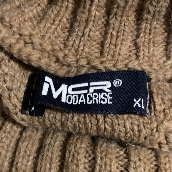 Moda Crise Cable Knit Turtleneck Sweater Size XL. - Picture 7 of 7